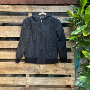 Dumont Hooded Plaid Jacket